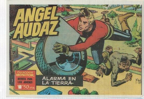 Ficha tebeo numerada 526: Angel Audaz, edit Ibero Mundial (dibujo Ripoll)