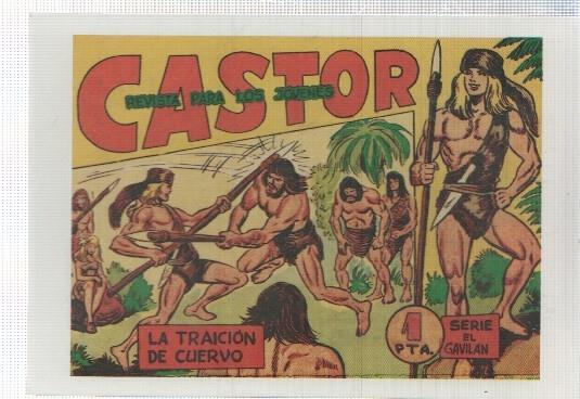 Ficha tebeo numerada 530: Castor, edit Maga (dibujo Manuel Gago)