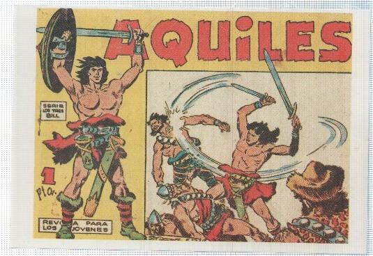 Ficha tebeo numerada 531: Aquiles, edit Maga (dibujo Eustaquio Segrelles)
