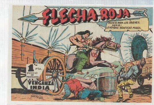 Ficha tebeo numerada 533: Flecha Roja, edit Maga (dibujo Sanchez Avia, Boluda)