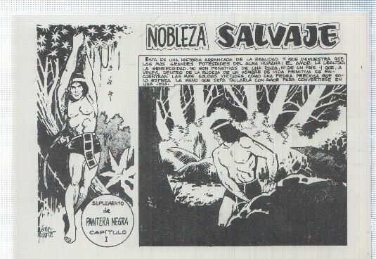 Ficha tebeo numerada 536: Nobleza Salvaje, edit Maga (dibujo Perez Fajardo)