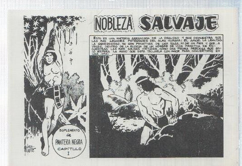 Ficha tebeo numerada 536: Nobleza Salvaje, edit Maga (dibujo Perez Fajardo)