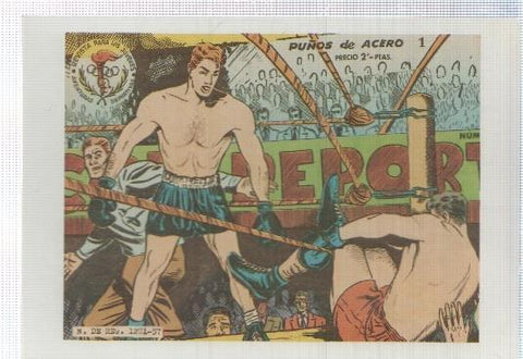 Ficha tebeo numerada 549: Aventuras deportivas segunda epoca, edit Ricart (dibujo varios)