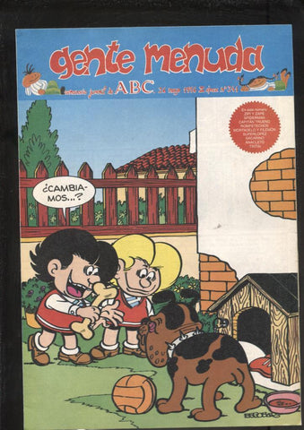 Gente Menuda seminario juvenil de ABC numero 341: El Capitan Trueno: A sangre y fuego, episodio