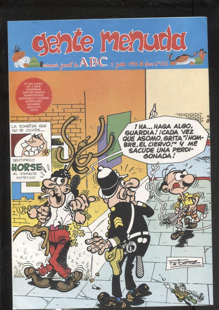 Gente Menuda seminario juvenil de ABC numero 342: El Capitan Trueno: A sangre y fuego, episodio