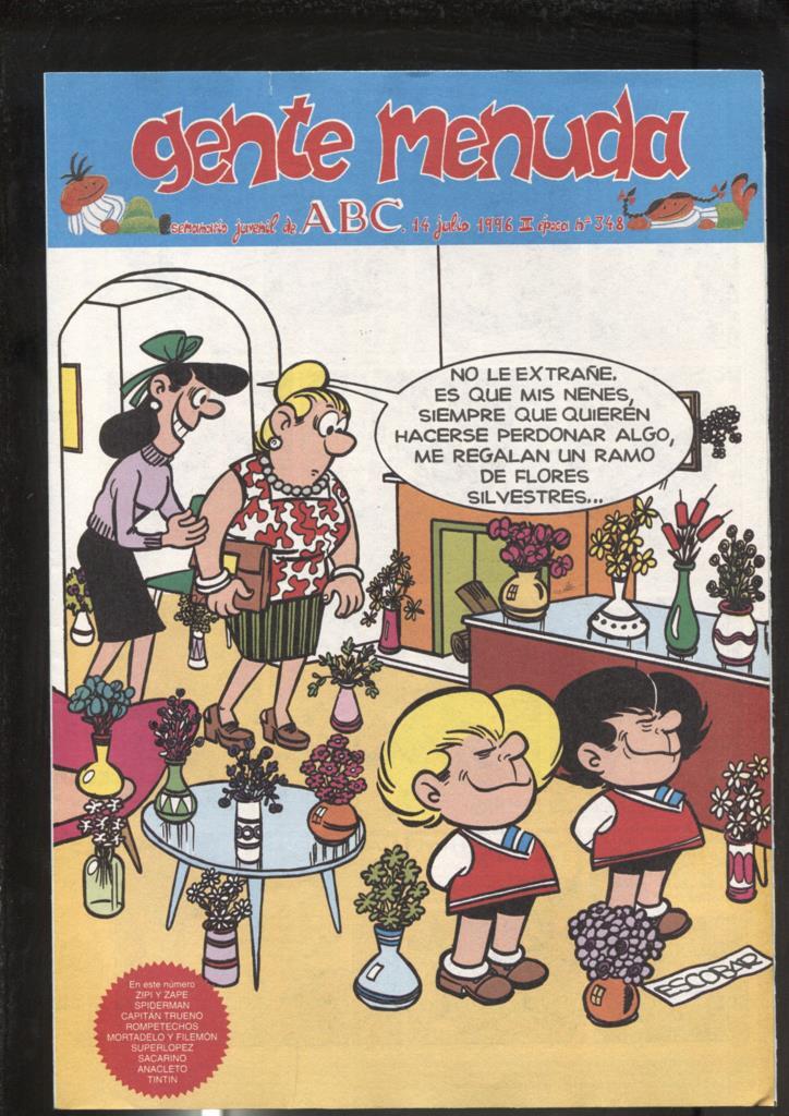 Gente Menuda seminario juvenil de ABC numero 348: El Capitan Trueno: A sangre y fuego, episodio