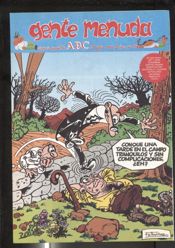 Gente Menuda seminario juvenil de ABC numero 350: El Capitan Trueno: A sangre y fuego, episodio