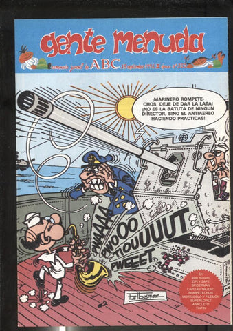 Gente Menuda seminario juvenil de ABC numero 352: El Capitan Trueno: A sangre y fuego, episodio