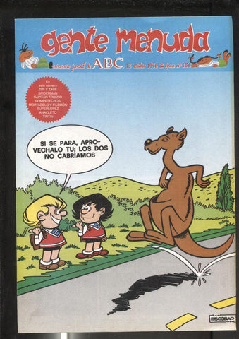 Gente Menuda seminario juvenil de ABC numero 356: El Capitan Trueno: A sangre y fuego, episodio