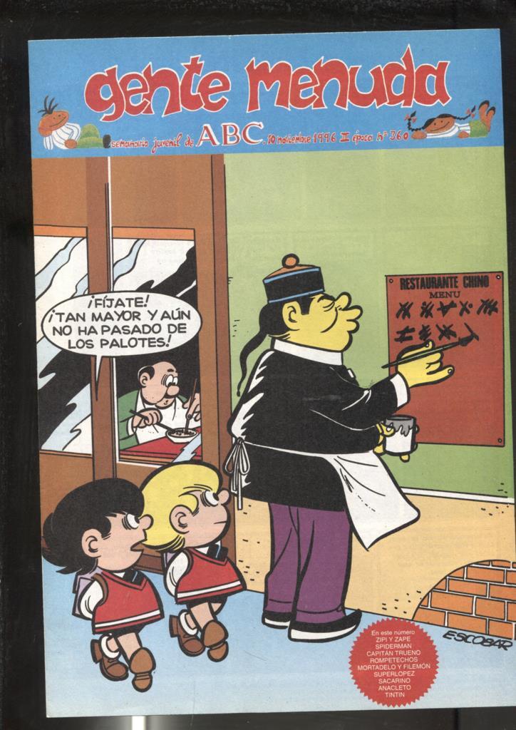 Gente Menuda seminario juvenil de ABC numero 360: El Capitan Trueno: A sangre y fuego, episodio