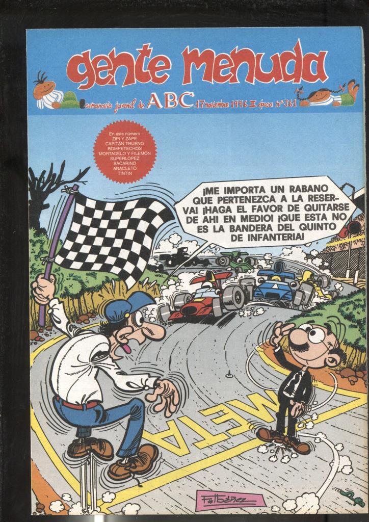 Gente Menuda seminario juvenil de ABC numero 361: El Capitan Trueno: A sangre y fuego, episodio