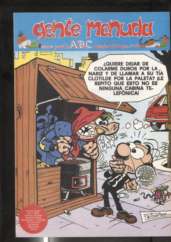 Gente Menuda seminario juvenil de ABC numero 364: El Capitan Trueno: A sangre y fuego, episodio