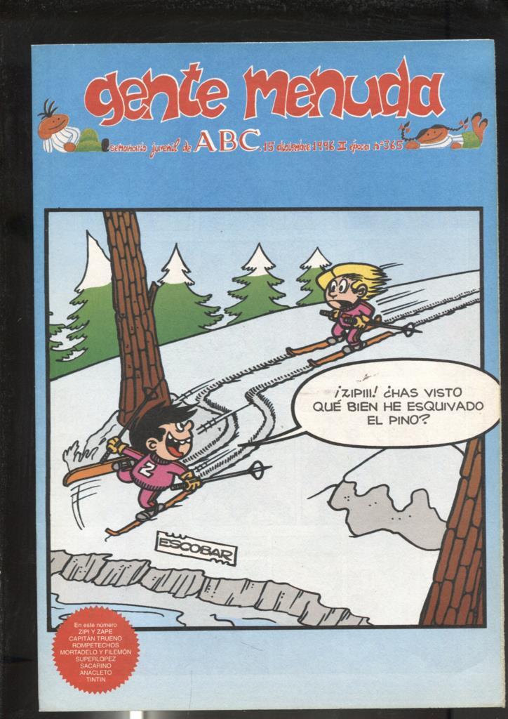 Gente Menuda seminario juvenil de ABC numero 365: El Capitan Trueno: A sangre y fuego, episodio
