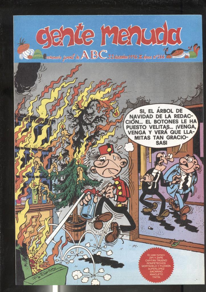 Gente Menuda seminario juvenil de ABC numero 366: El Capitan Trueno: A sangre y fuego, episodio