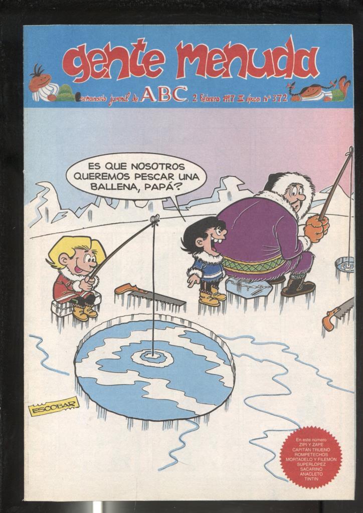 Gente Menuda seminario juvenil de ABC numero 372: El Capitan Trueno: Las hordas de Gengis Khan, episodio