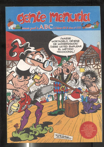 Gente Menuda seminario juvenil de ABC numero 375: El Capitan Trueno: Las hordas de Gengis Khan, episodio