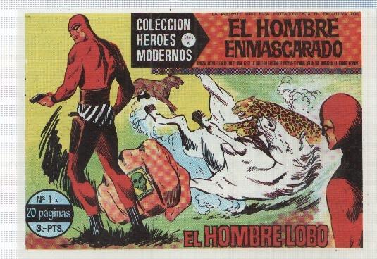 Ficha tebeo numerada 552: El Hombre Enmascarado serie A de dolar