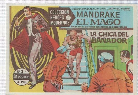 Ficha tebeo numerada 558: Mandrake el mago serie C de dolar