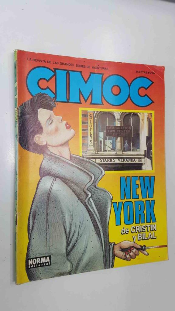 Revista: Cimoc numero 80 - New York de Cristin y Bilal, El dios robado por Carlos Trillo y Fernando Rubio