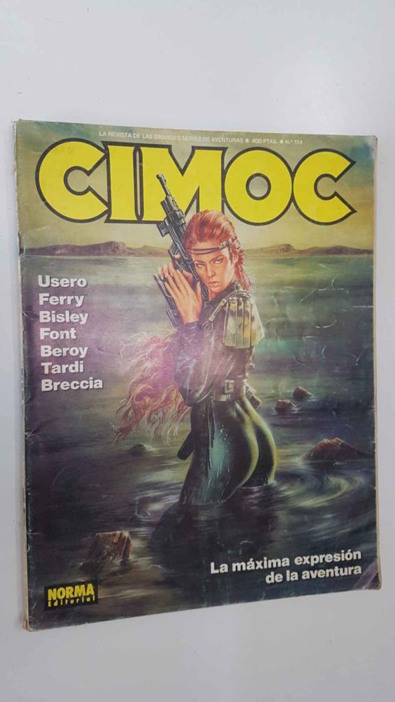 Revista: Cimoc num 114 - Salvajes - El lobo blanco (Guiral y Usero), Entrevista con Vittorio Giardino