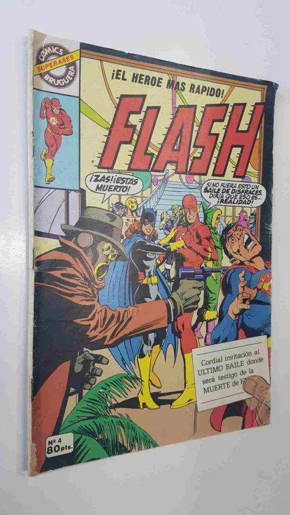 Super Ases Bruguera num 4: Flash - La marca de la bestia el el ultimo baile. Coleccion Comics Bruguera 111