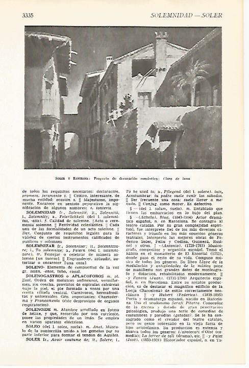 LAMINA VOX 16671: Claro de luna, por Soler y Rovirosa
