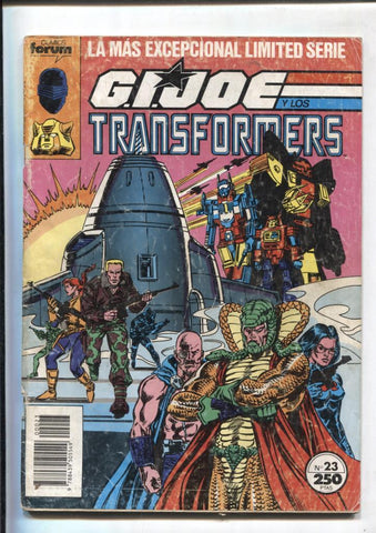 Gijoe y los Transformers numero 23: (aviejado)