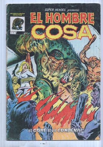 Mundi Comics: El Hombre Cosa num 04, 82. Super Heroes - El Gong de la Condena