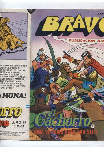 El Cachorro serie Bravo numero 07: Una victoria para Abu Seif (numerado 2 en interior)
