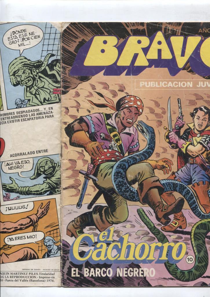 El Cachorro serie Bravo numero 10: El barco negrero (numerado 3 en interior)