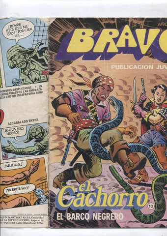 El Cachorro serie Bravo numero 10: El barco negrero (numerado 3 en interior)