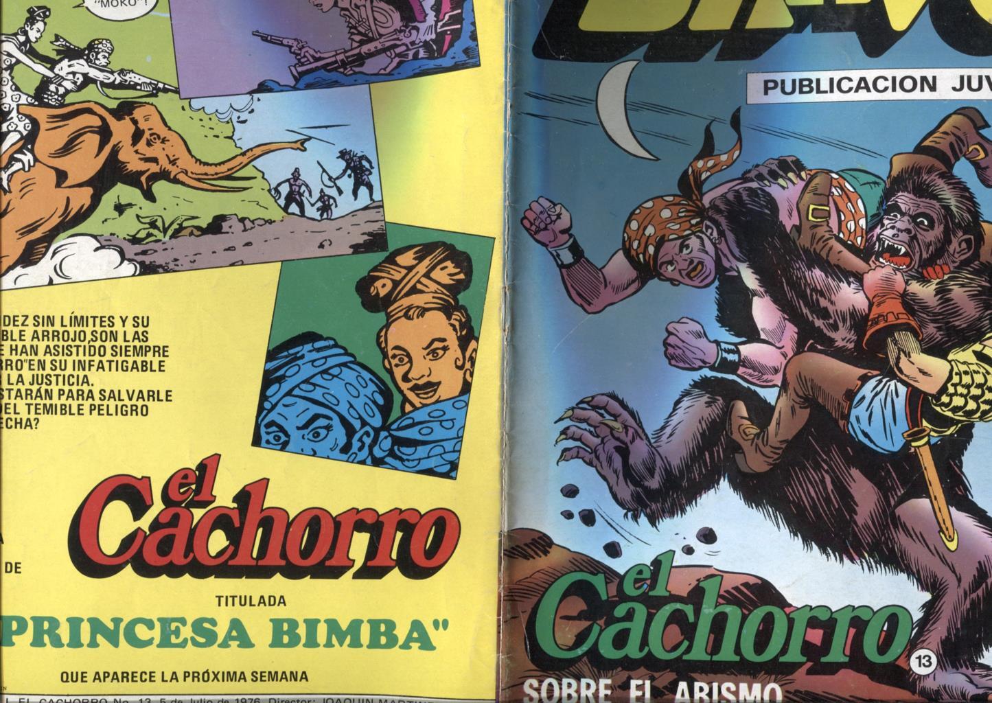 El Cachorro serie Bravo numero 13: Sobre el abismo (numerado 2 en interior)