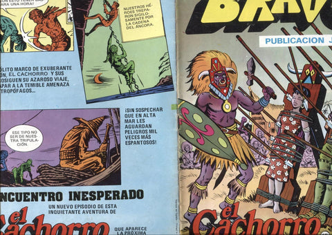 El Cachorro serie Bravo numero 15: Los antropofagos (numerado 2 en interior, VER NOTA DETALLE)