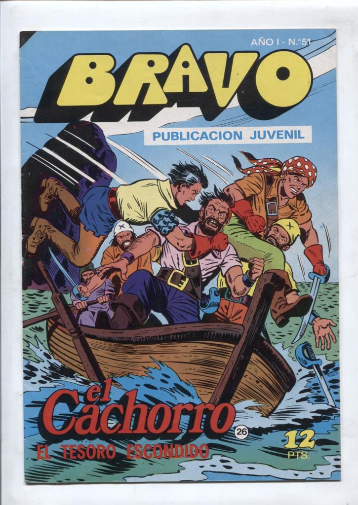 El Cachorro serie Bravo numero 26: El tesoro escondido