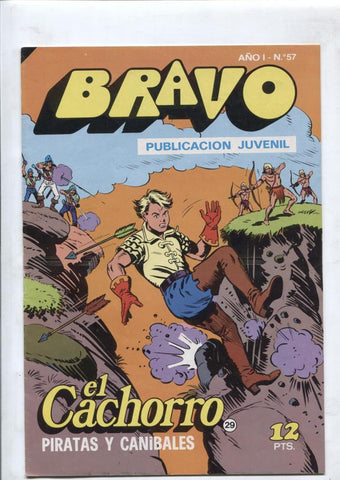 El Cachorro serie Bravo numero 29: Piratas y canibales (numerado 1 en interior)