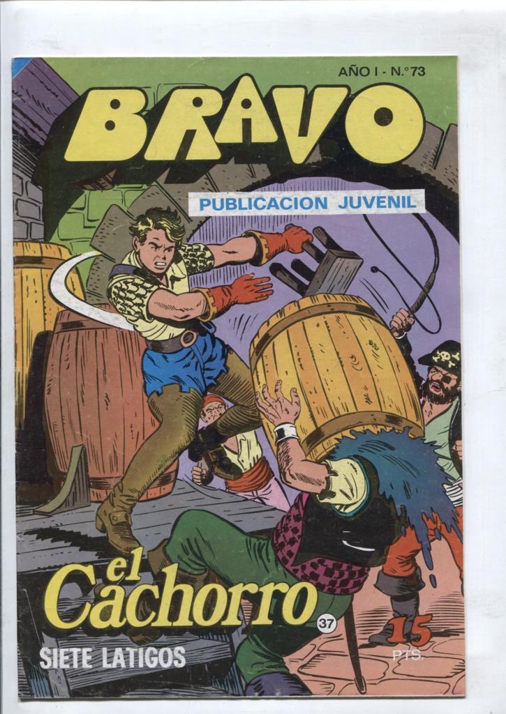 El Cachorro serie Bravo numero 37: Siete latigos (numerado 1 en interior cubierta)