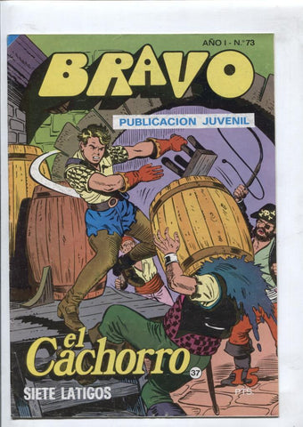 El Cachorro serie Bravo numero 37: Siete latigos (numerado 1 en interior cubierta)