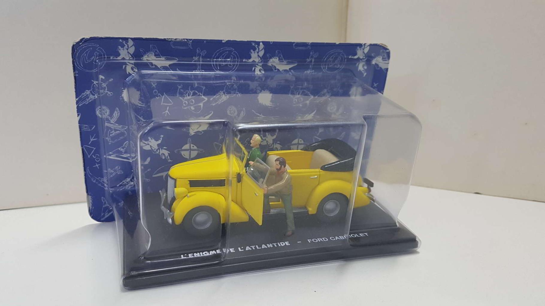 Figura: L enigme de l Atlantide - Ford Cabriolet. Dimensiones del blister: 19x11x9 cm. Blake & Mortimer