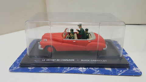 Figura: Le secret de l espadon - Buick Cabriolet. Dimensiones del blister: 17x10x7 cm. Blake & Mortimer