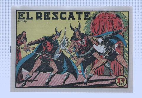 Facsimi: El rey del mar de Luis Bermejo numero 10: El rescate