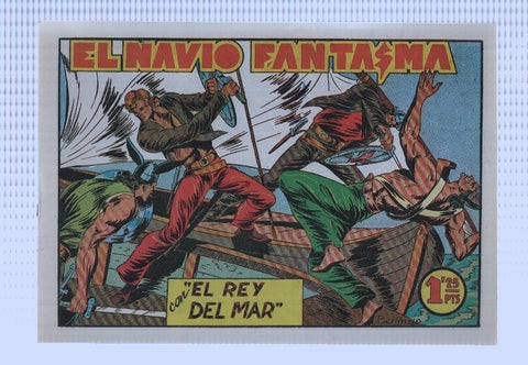 Facsimi: El rey del mar de Luis Bermejo numero 17: El navio fantasma