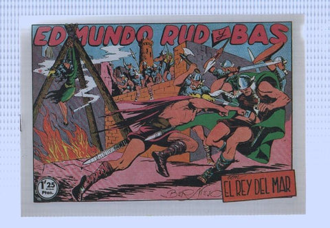 Facsimi: El rey del mar de Luis Bermejo numero 36: Edmundo Rud y Bas