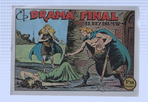 Facsimi: El rey del mar de Luis Bermejo numero 46: El drama final