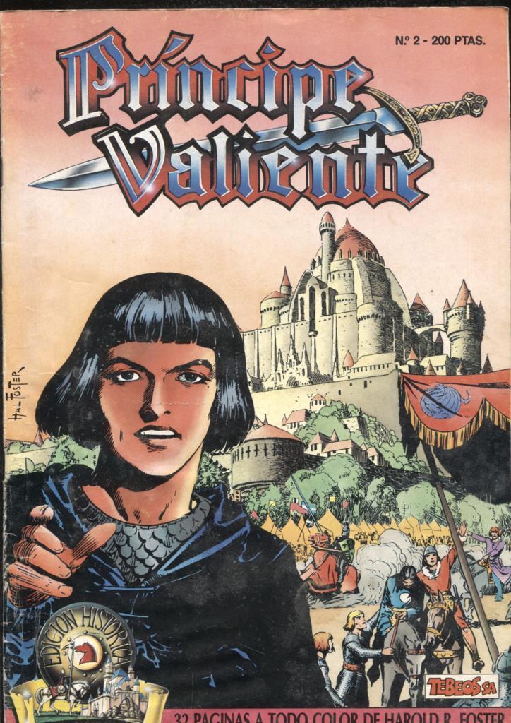 Harold Foster: El Principe Valiente de Ediciones B numero 02