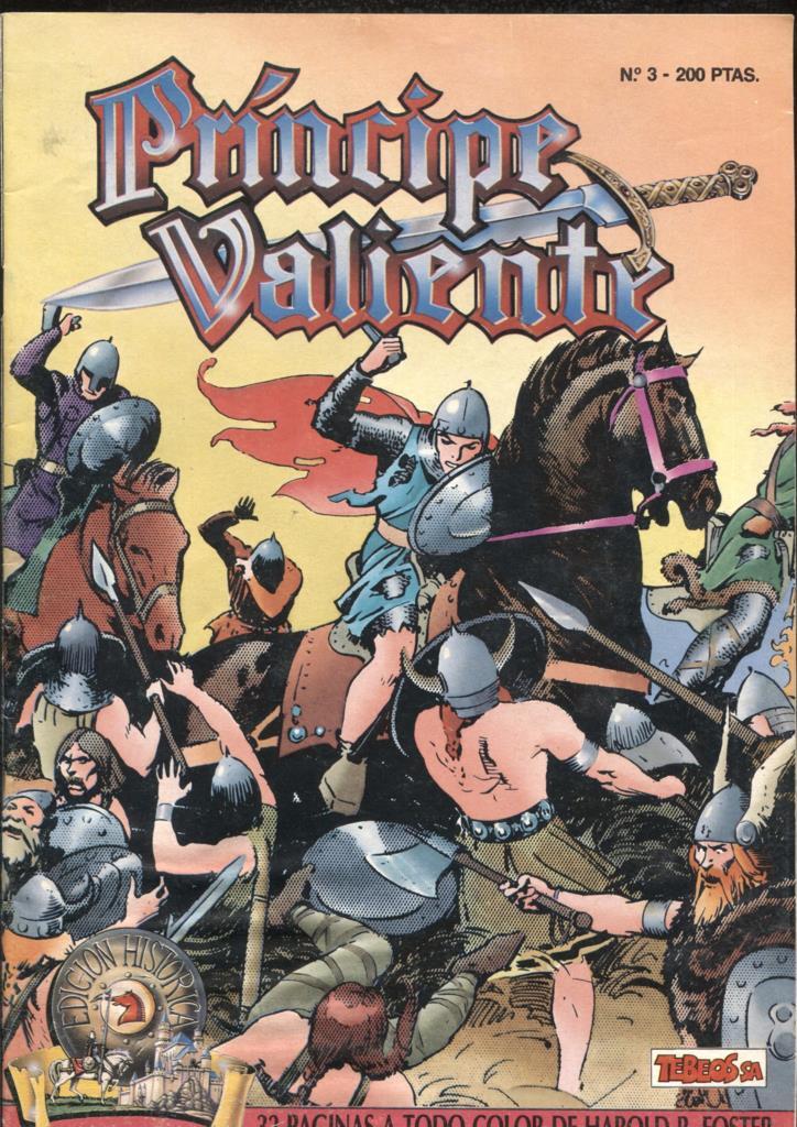 Harold Foster: El Principe Valiente de Ediciones B numero 03