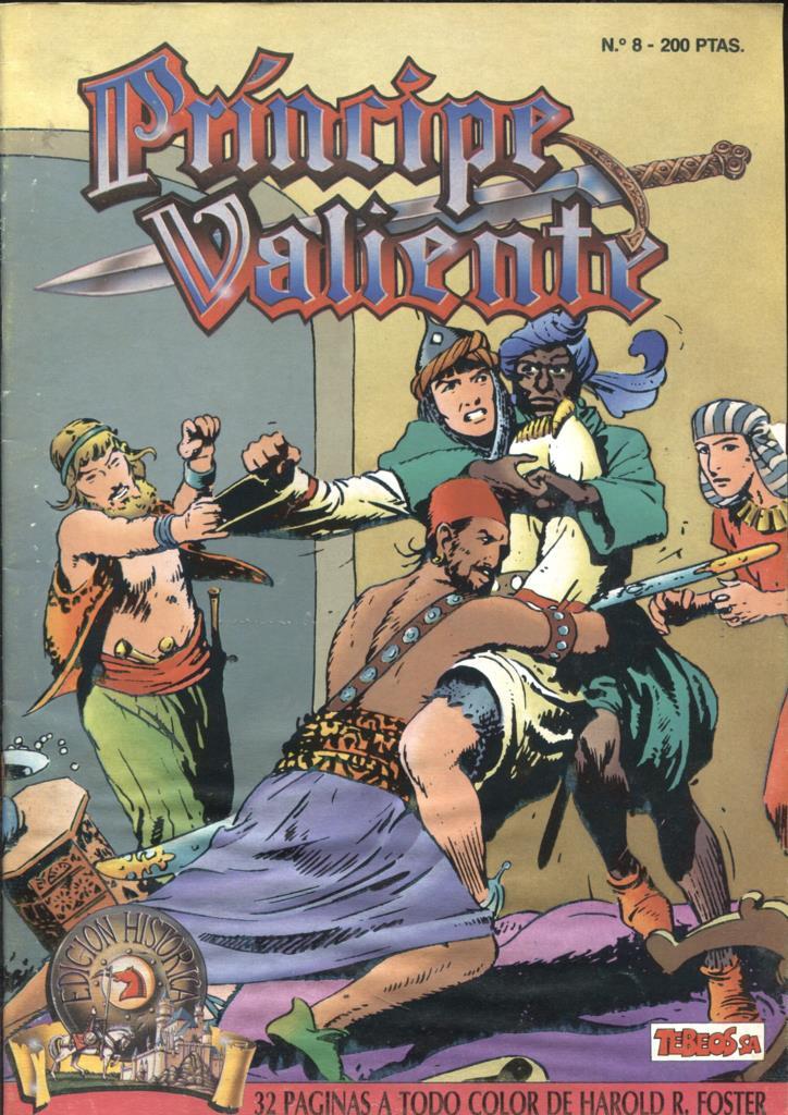 Harold Foster: El Principe Valiente de Ediciones B numero 08