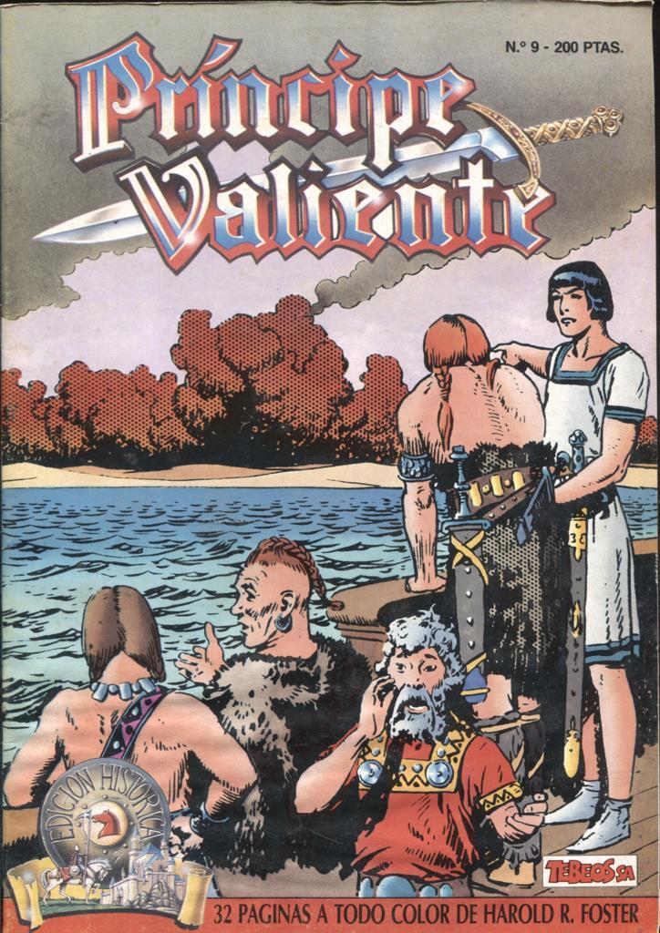 Harold Foster: El Principe Valiente de Ediciones B numero 09