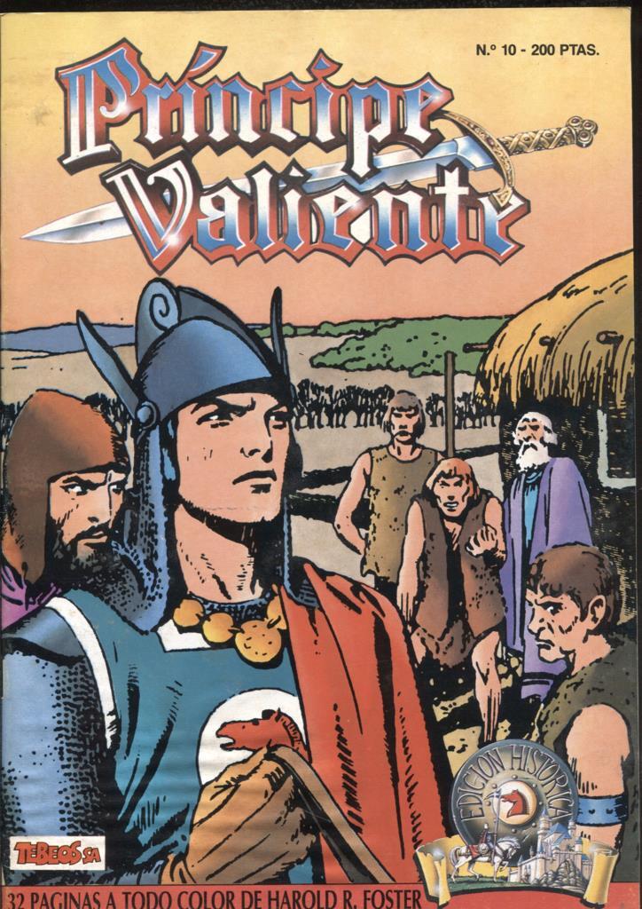 Harold Foster: El Principe Valiente de Ediciones B numero 10