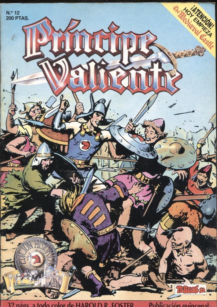 Harold Foster: El Principe Valiente de Ediciones B numero 12
