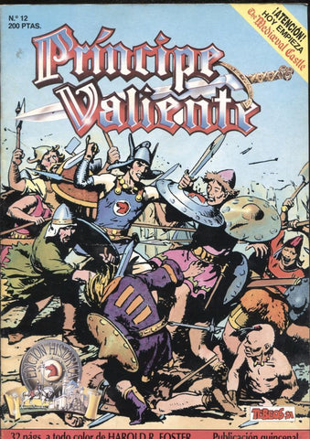 Harold Foster: El Principe Valiente de Ediciones B numero 12